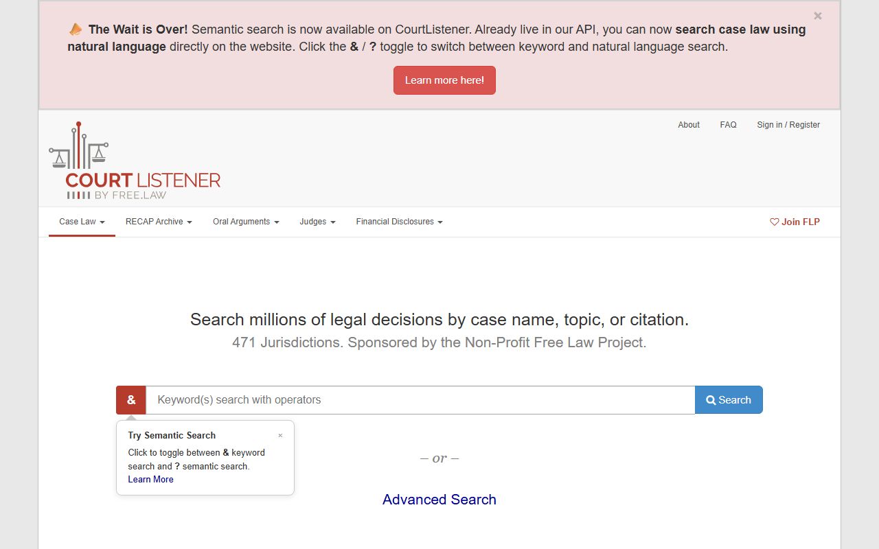 CourtListener and RECAP free docket tool for Erie County federal cases