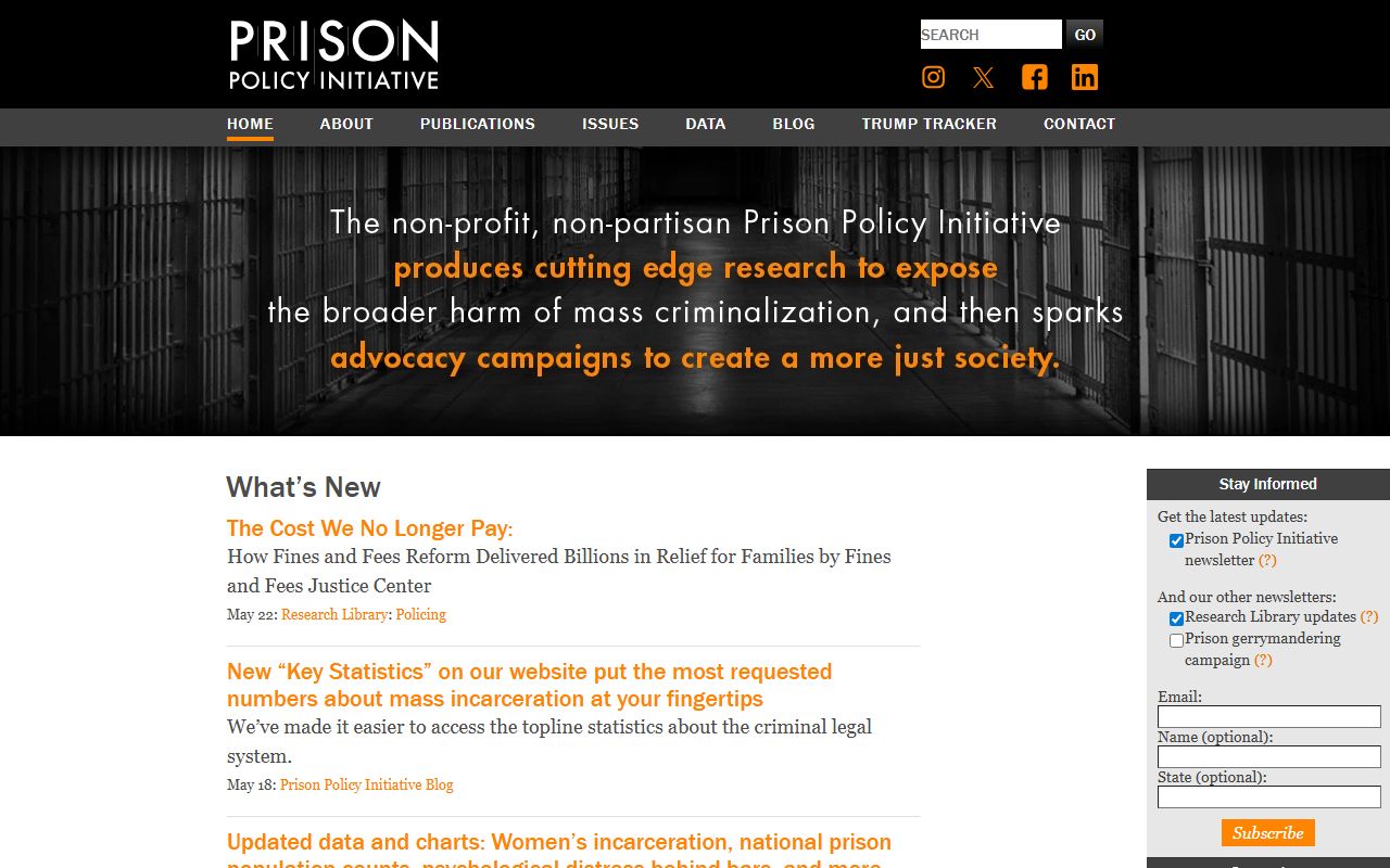 Prison Policy Initiative Pennsylvania profile for Erie County jail context
